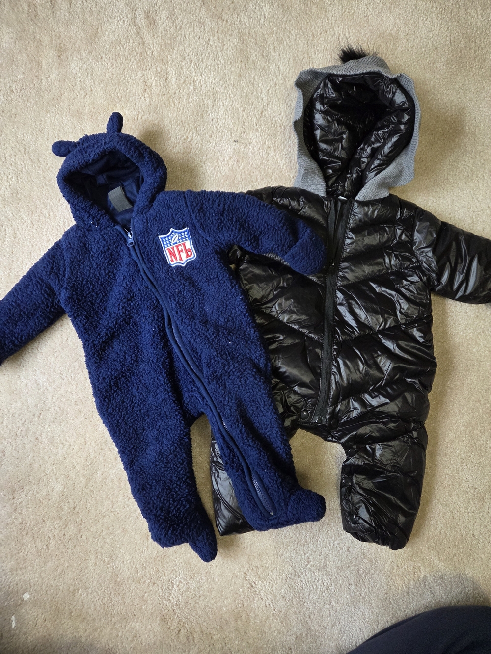 Baby Puffer Snowsuit & Sherpa Bundle